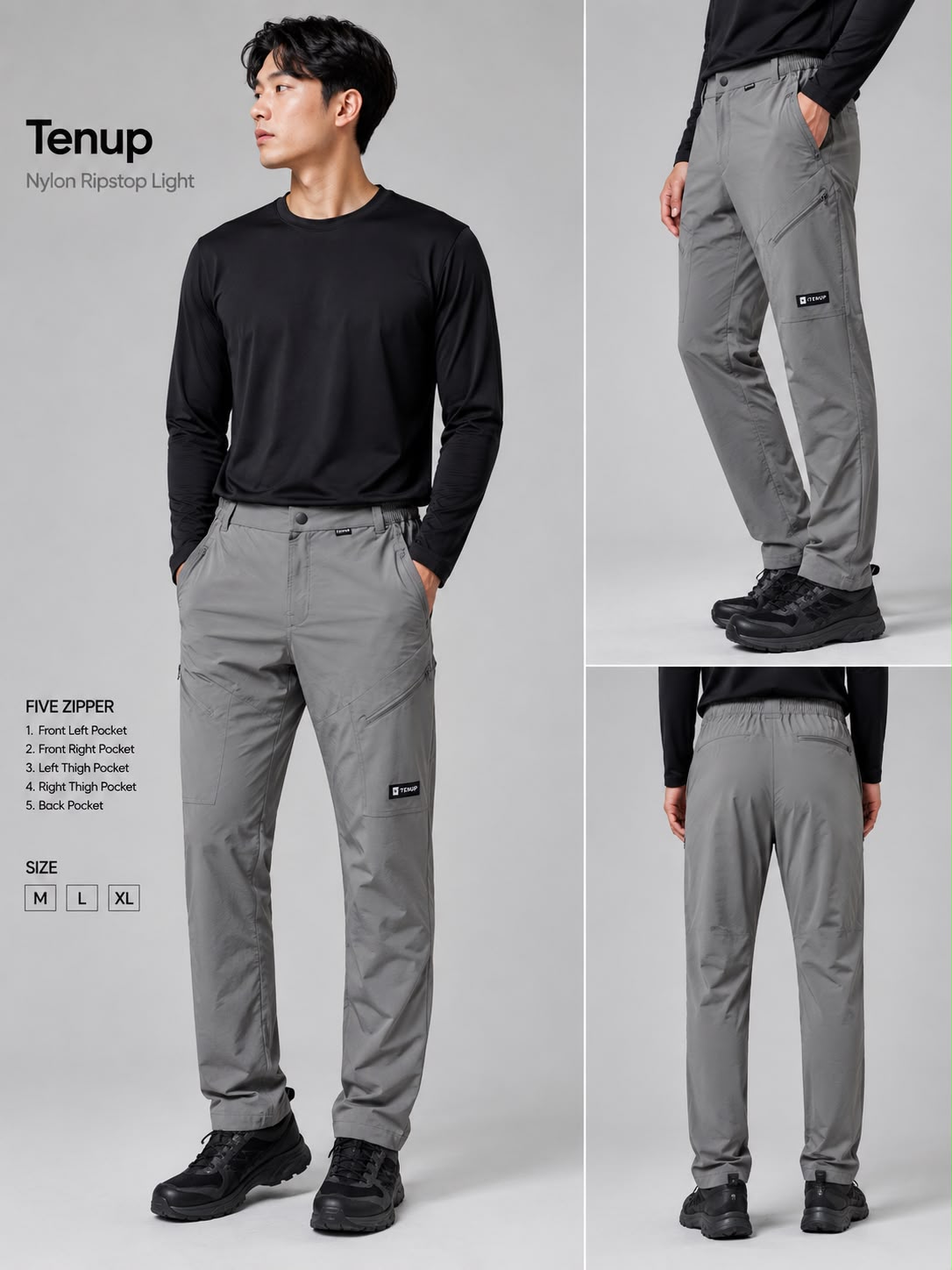 5 ZIPPER TREK PANT
