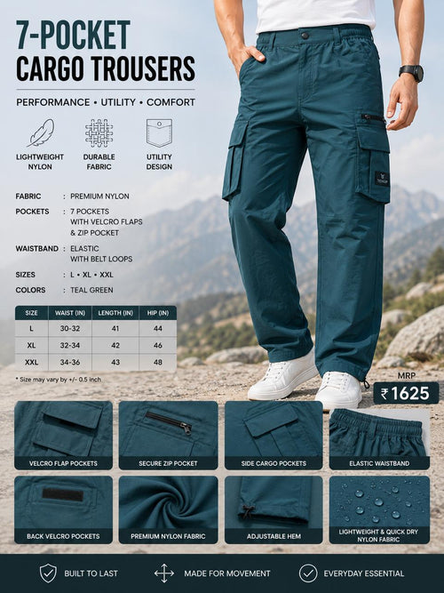 TENUP 7 POCKET CARGO TROUSERS