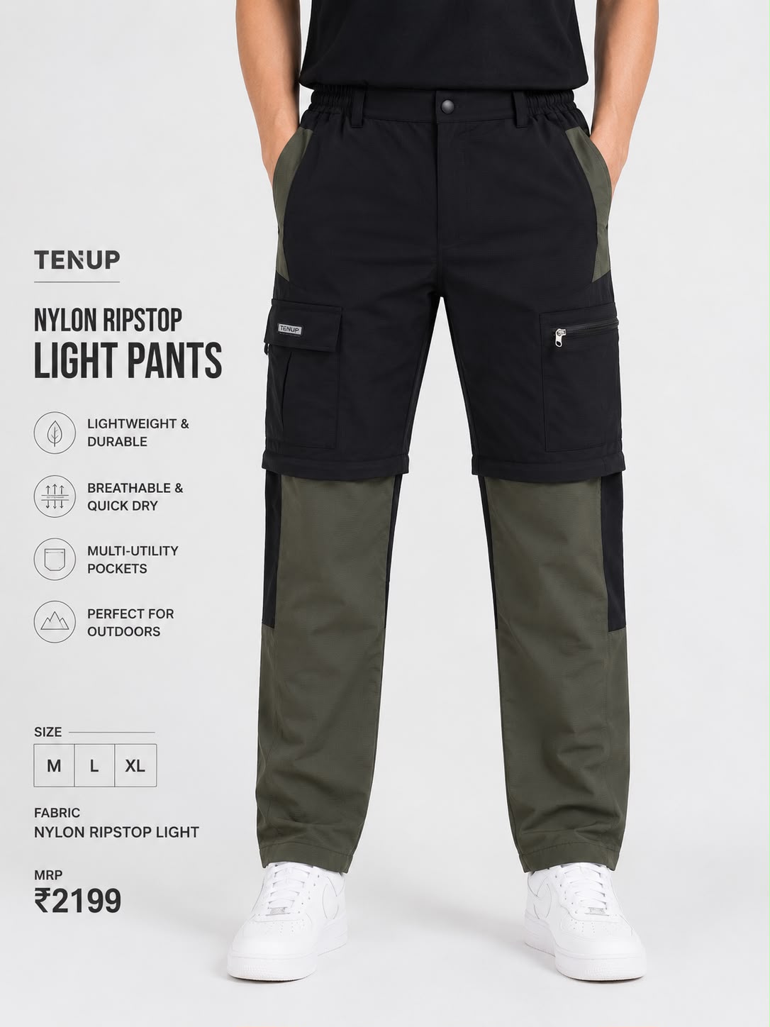 TENUP LIGHT RIP TREKPANT