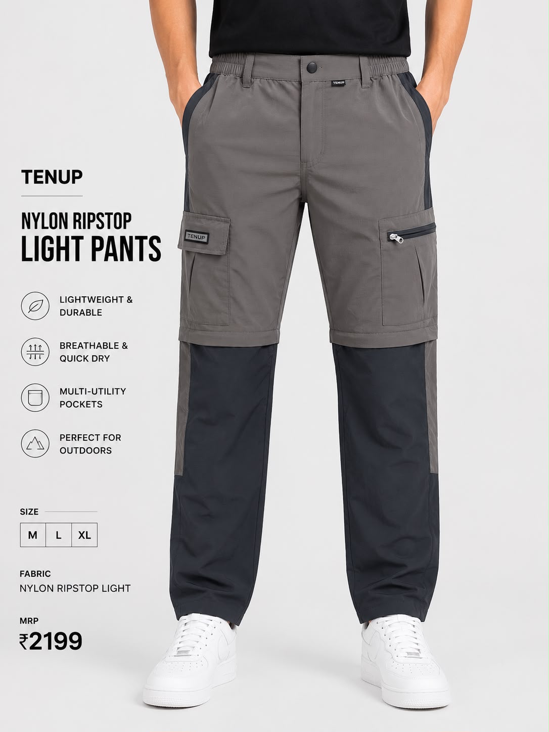 TENUP LIGHT RIP TREKPANT