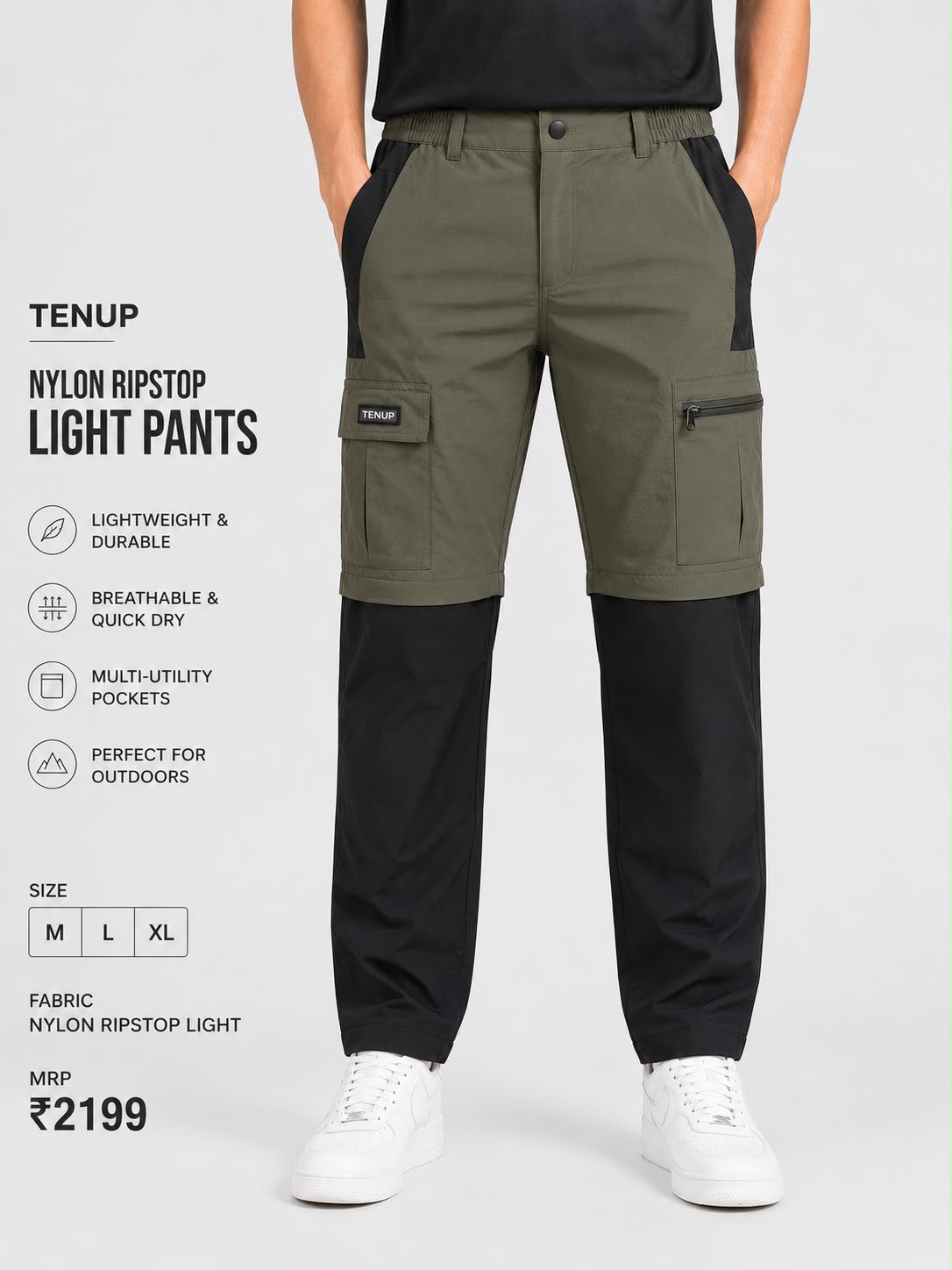 TENUP LIGHT RIP TREKPANT