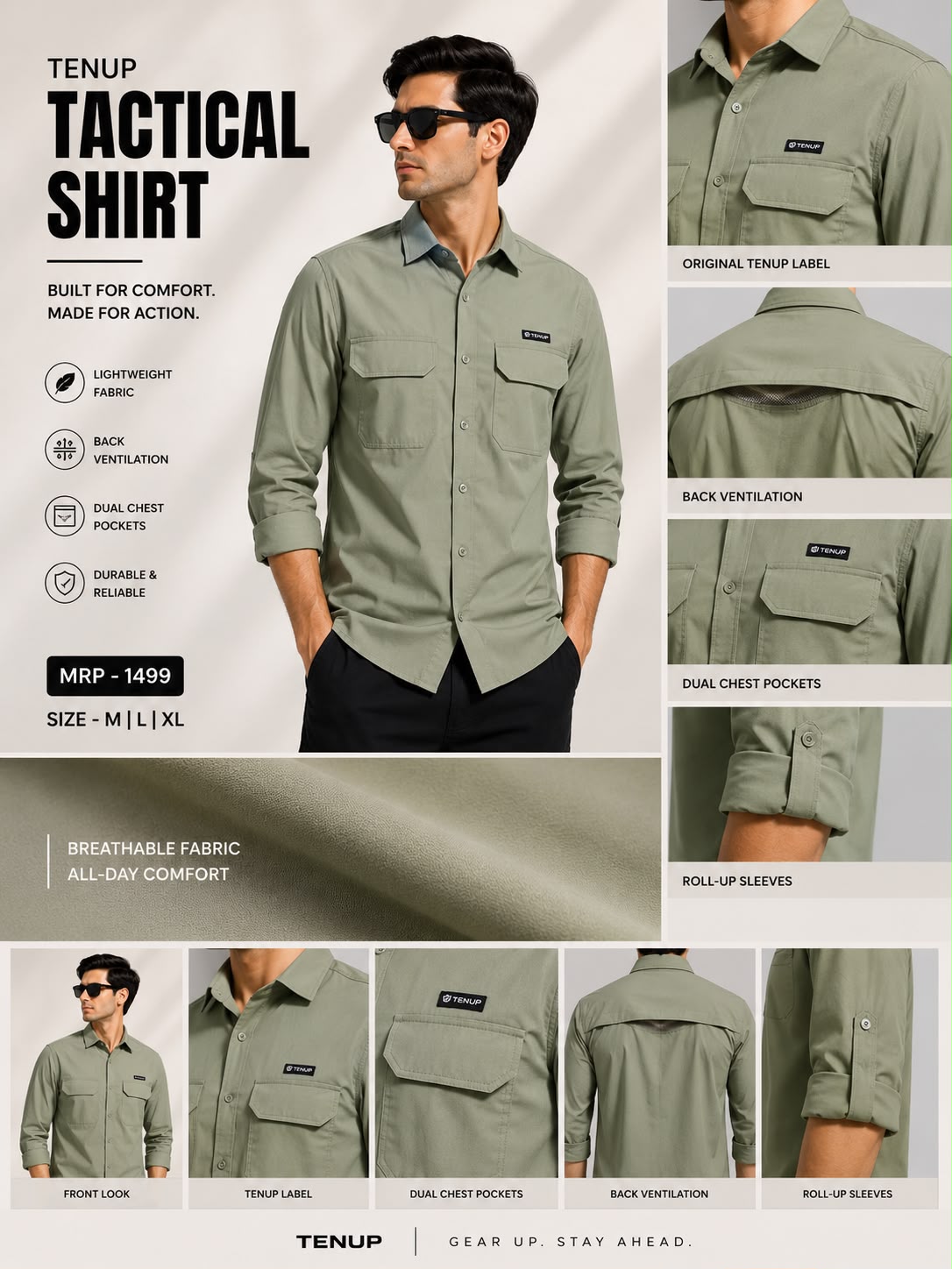 TENUP TACTICAL SHIRTS
