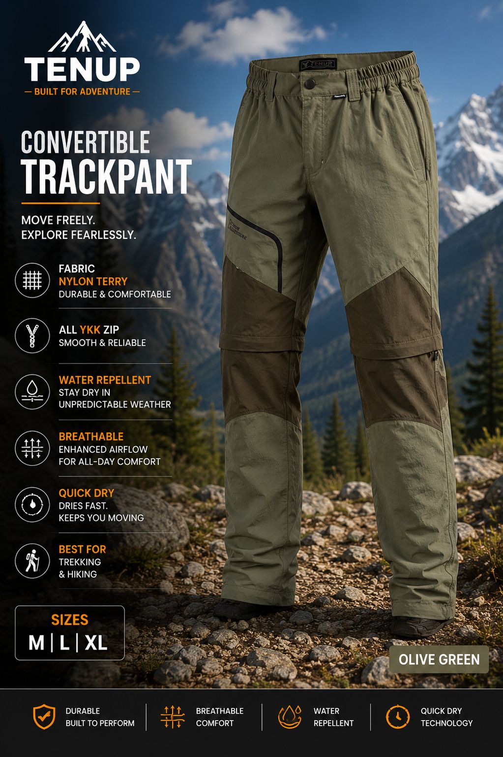 TENUP Adventure Trekking Pants