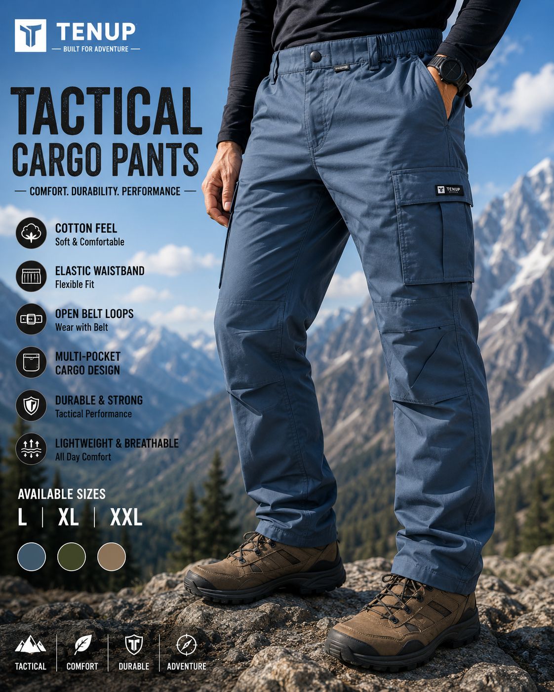 TENUP Tactical Trekking Pants