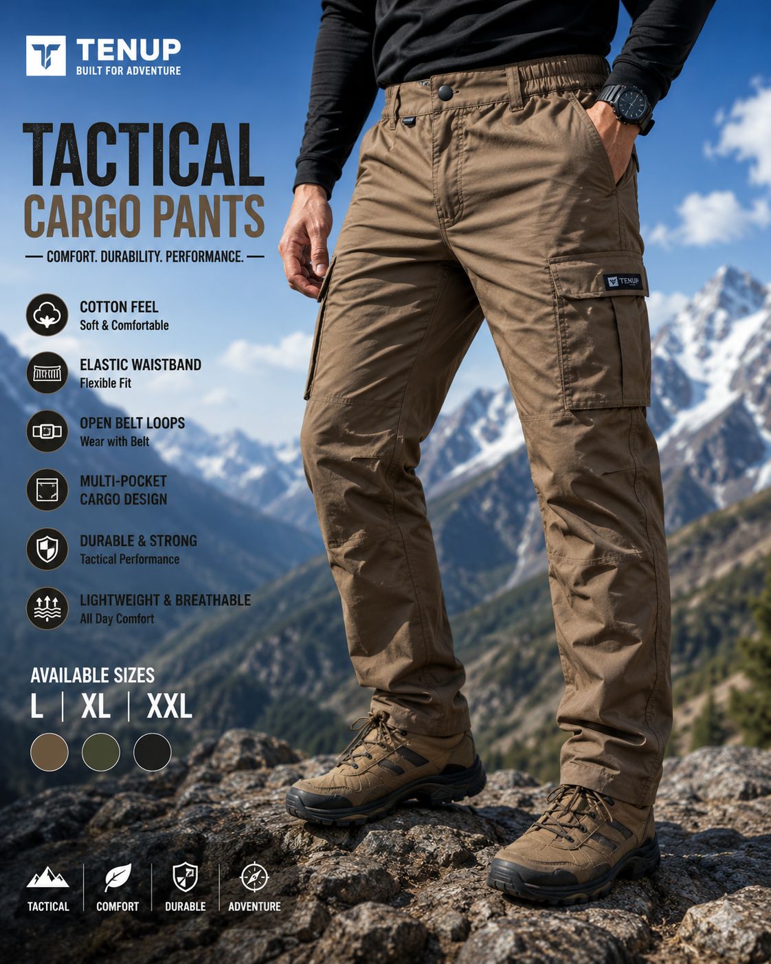 TENUP Tactical Trekking Pants