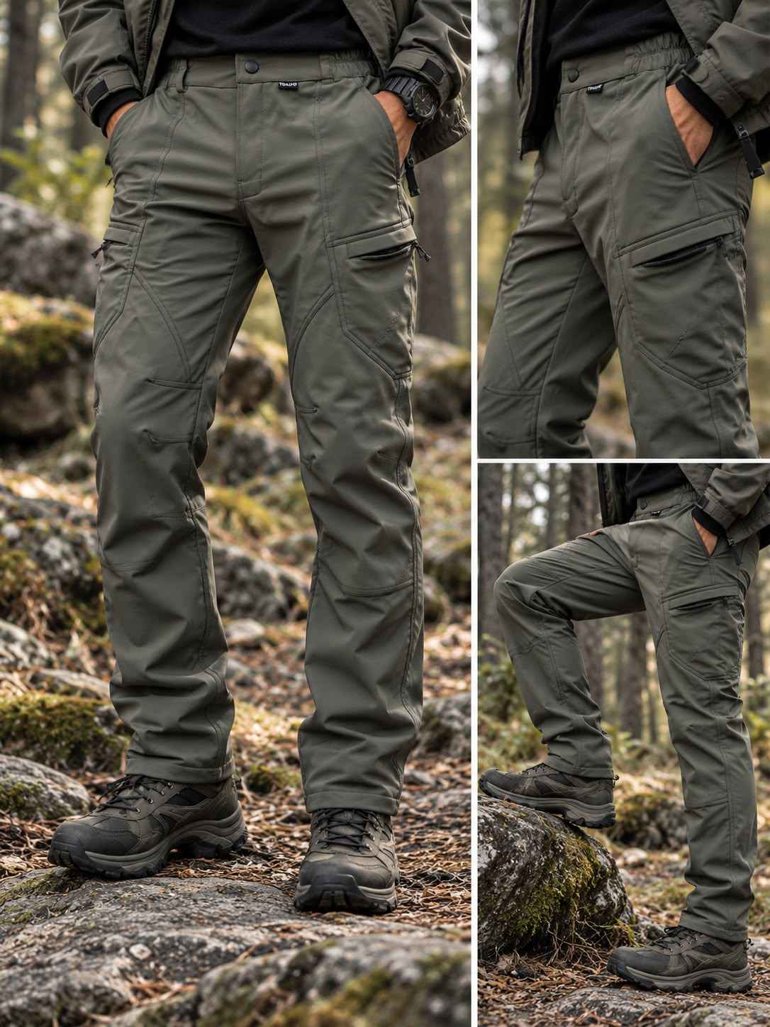 TENUP SOFTSHELL FABRIC LOWER FOR WINTER -
