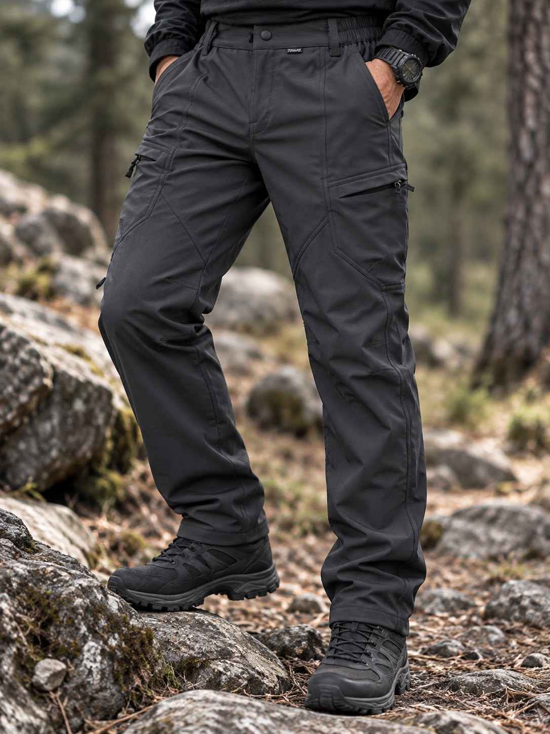 TENUP SOFTSHELL FABRIC LOWER FOR WINTER -