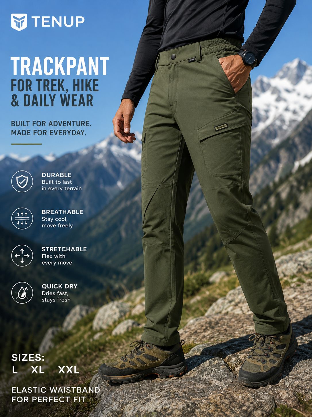 TENUP G-Pocket Trail Pants